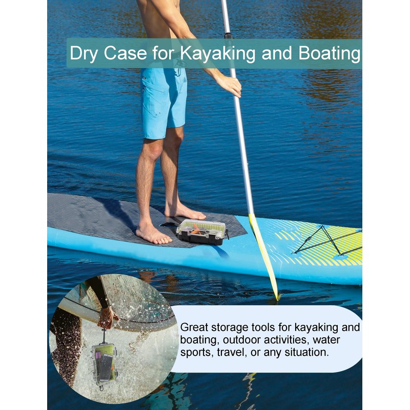 Avlcoaky Waterproof Box Dry Box Waterproof Containers, Protective Case 10"