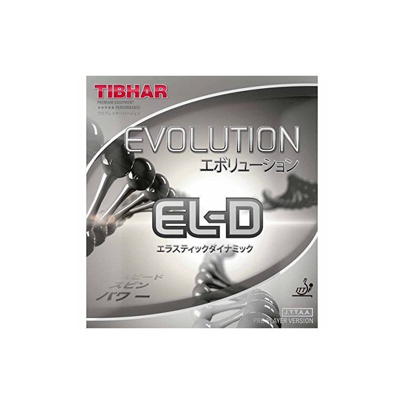Tibhar Evolution EL-D Rubber 2.2 mm Red
