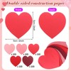 Tatuo 500 Pcs Valentine's Day Heart Cutouts Small 2'' Paper