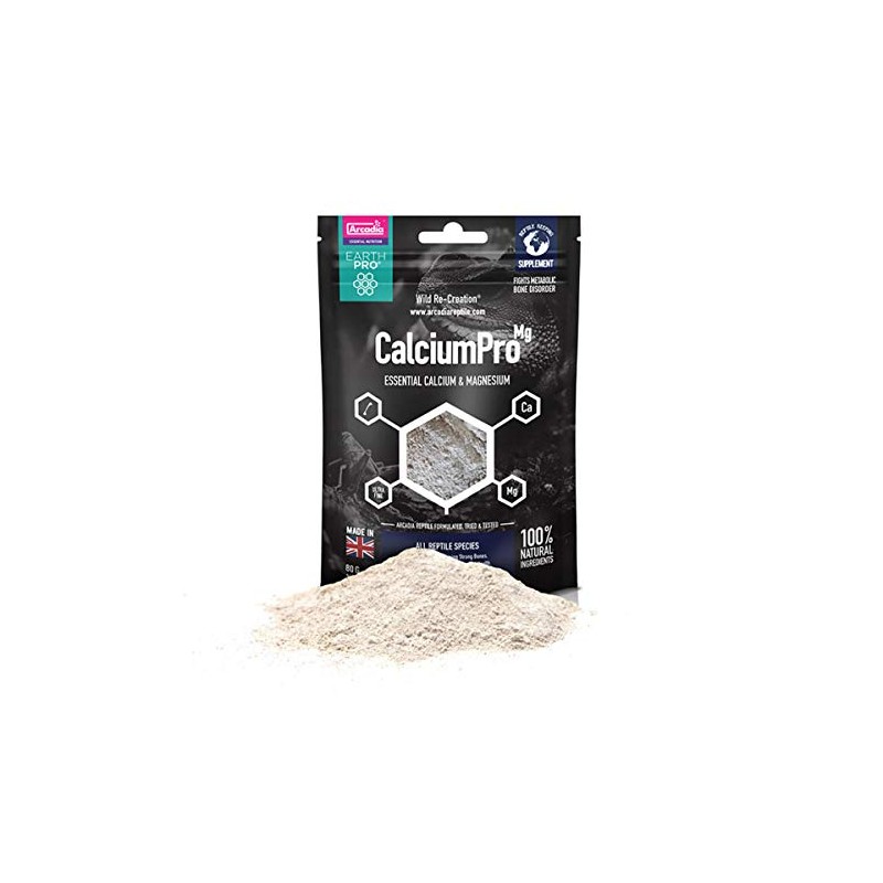 Arcadia - EarthPro-CalciumPro-Mg - 80g - Easy To Use -