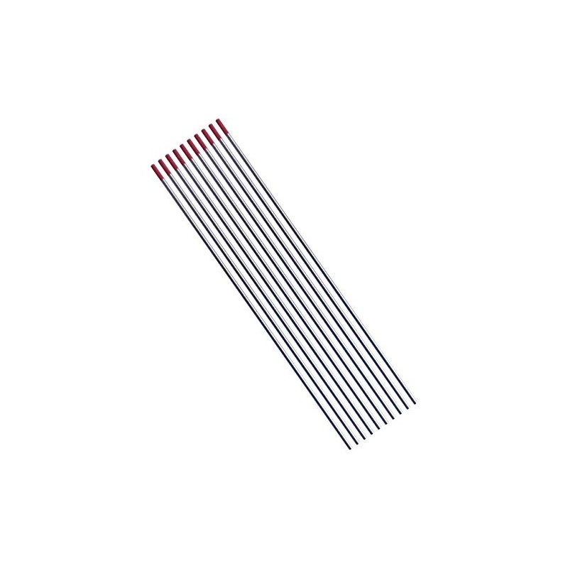 CK T3327GT2 2% Thoriated Tungsten Electrode 3/32" X 7", 10