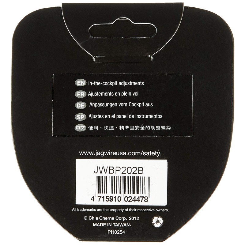 Jagwire Mini Inline Alloy Rubber Coat Adjuster, Black