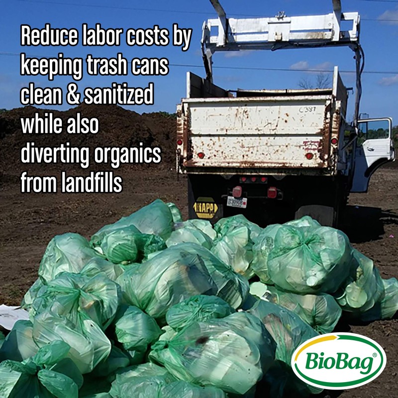 44 Gallon BioBag The Original Compostable Food Scrap Commercial Gallon