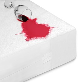 Ptsuker King Waterproof Mattress Protector Fits 13/14/15 inch Depth, Zippered Brathable Cozy Terry Top Mattress Pad Cover with Deep Pocket Idea for 14 Inch King Size Memory Foam Mattress,76"x 80"