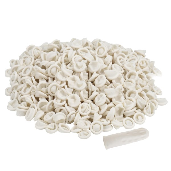 400 unidades de látex para dedos grandes guantes desechables de