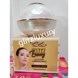 2pcs. Glitzluxury luminous white REPAIR DAY face cream & Radiance Soap 24k👌