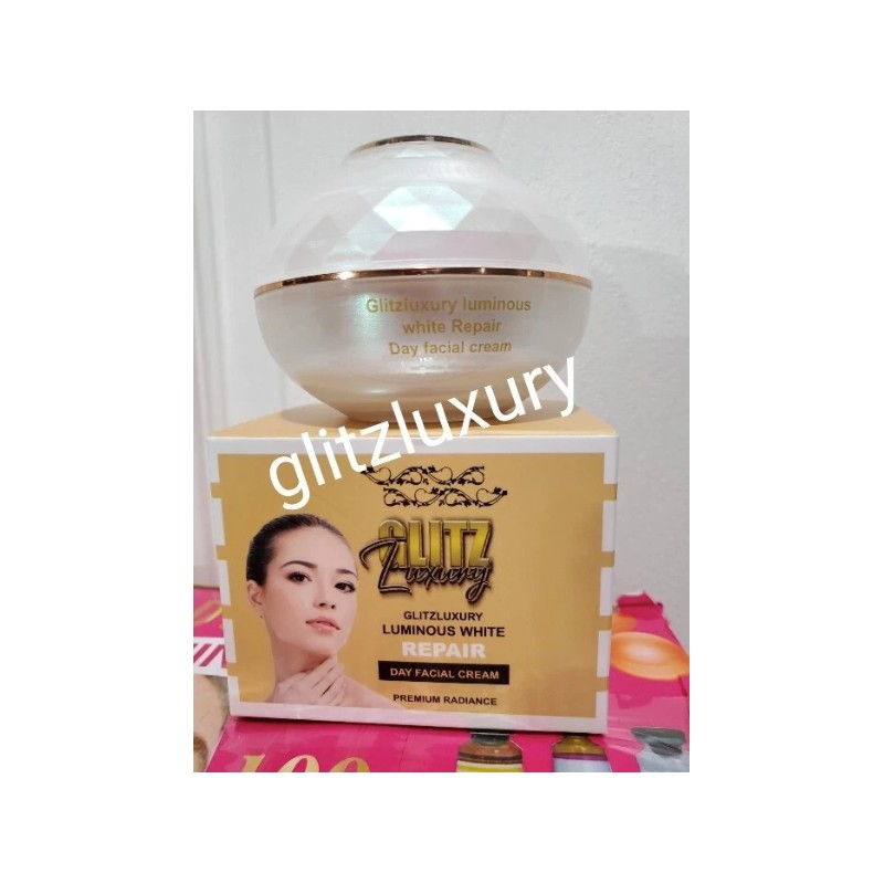 2pcs. Glitzluxury luminous white REPAIR DAY face cream & Radiance
