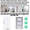 Mesh Screen with Magnetic Closure-Keeps Bugs Out Let Breeze in,