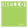 Knock Knock Hello Diecut Sticky Note