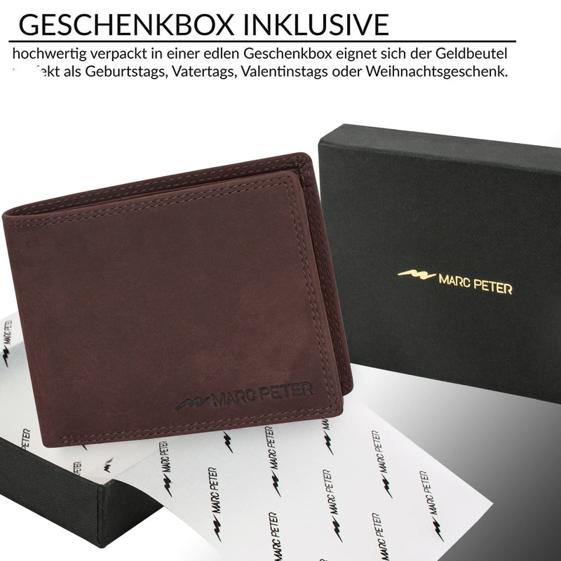 Marc Peter® Hanover Genuine Leather Wallet | Wallet for Men