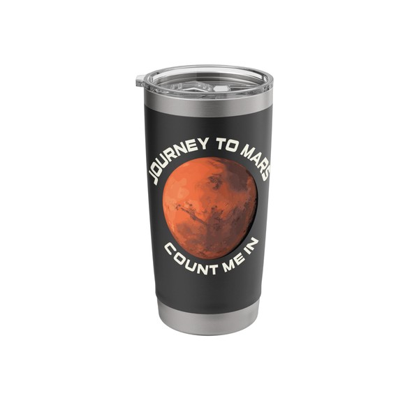 Journey to Mars Count Me In Space Exploration Stainless Steel