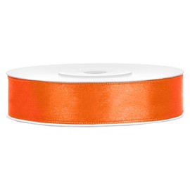 Satin Ribbon Selection of 25 Colours and 6 Widths 3 mm 6 mm 12 mm 25 mm 38 mm 50 mm Decorative Ribbon as Decoration for Weddings, Crafts, Gift Wrapping