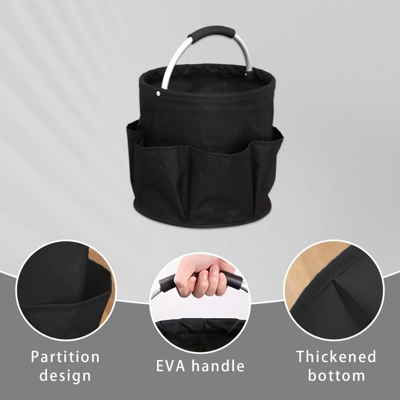 Foldable Universal Cleaning Caddy, 28 x 28 cm, Freestanding Tool