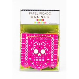 Papel Picado 6 Foot Banner Party Sugar Skulls Day of the Dead Dia de Los Muertos