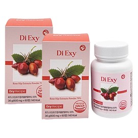 Exi Recipe Dexi Rosestin 600mg 60 tablets x 2 / 엑시레시피 디엑시 로즈스틴 600mg 60정x2개