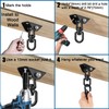Hammock Hanging Kit,Hanging Chair Hardware 360°Rotating 1200 lb Capacity Hammock