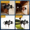 Hongshifu Heavy Duty Saddle Rack Wall Mount, Metal Horse Saddle