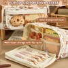 Capybara Pencil Case with 9 Compartments, 37 Pieces Capybara Stationery