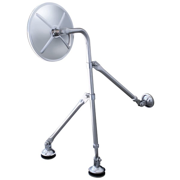 United Pacific 60036 Stainless Steel Tripod Fender Mirror Mount 8