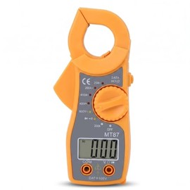 Multímetro, multímetro de pinza digital AC DC Voltímetro Amperímetro Ohmímetro Volt Tester Medidor LCD