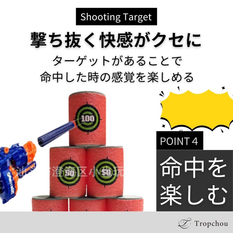 Tropchou Airsoft Shooting Target Target Shooting Practice Toy Indoor with