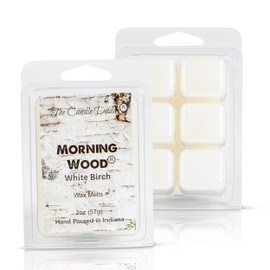 Morning Wood - Funny- White Birch Scented Wax Melt - 2 Ounce - 6 Cubes - 1 Pack