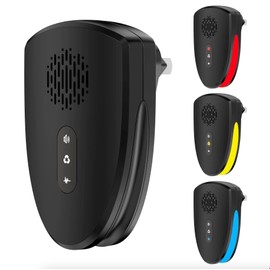 Upgraded Ultrasonic Repeller & Insect Indoor Repeller,Ultrasonic and Repellent for Roach,Rodent,Mouse,Bugs,Mosquito,Mice,Ant,Spider,3 Mode Black (6 Pack-C)