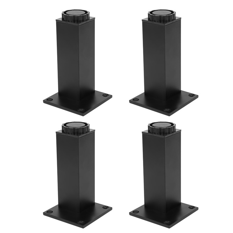 4pcs Aluminum Alloy Adjustable Feet Sofa Bed Foot Legs Support