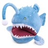 Simulated Anglerfish Plush Toy, Blue Anglerfish Stuffed Animal Doll Ocean