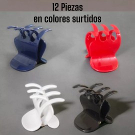 Comercial Pinzas Cabello Broches Sujetador Escolar Niña Mujer 12 Pzas