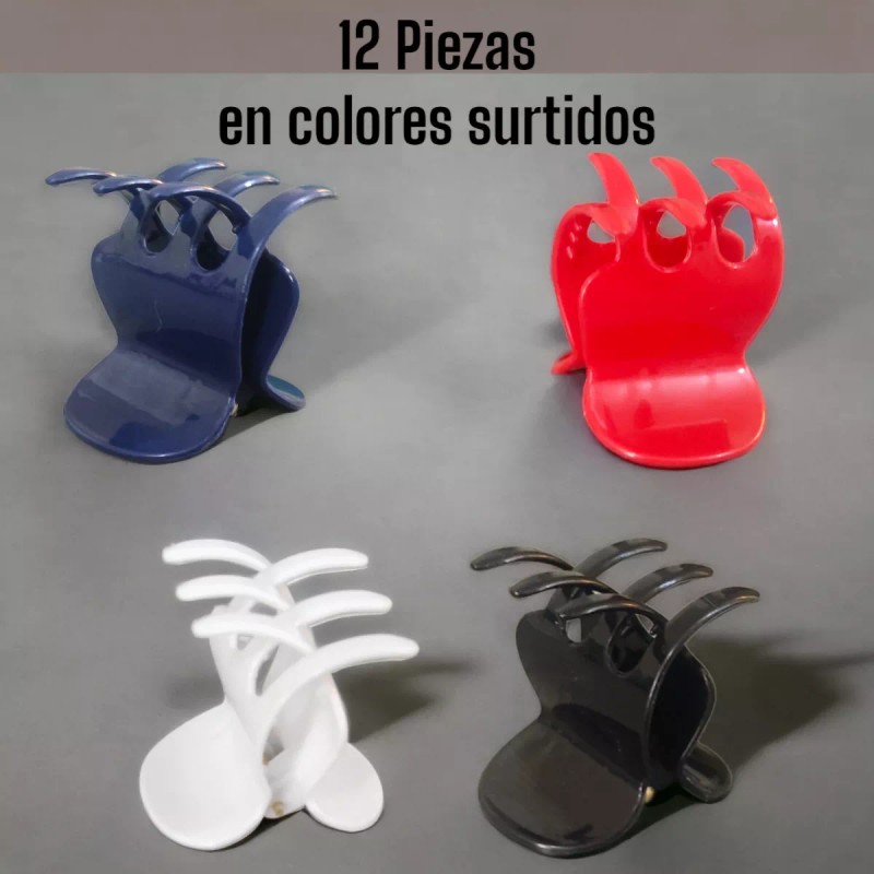 Comercial Pinzas Cabello Broches Sujetador Escolar Niña Mujer 12 Pzas