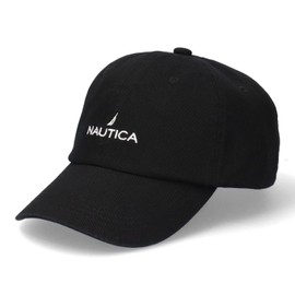 Nautica Basic Cotton Twill Low Cap, 011 black