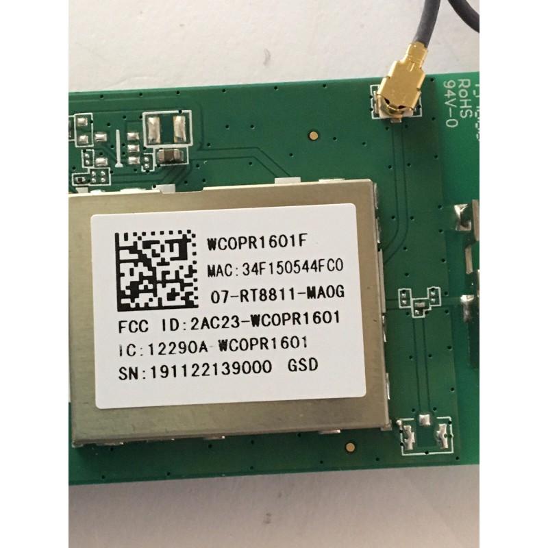 HISENSE 43H4030F3 WIFI MODULE WC0PR1601F