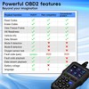 Multifunction OBD2 Scanner Diagnostic Tool, Unique Non-slip Shell Design Code Reader