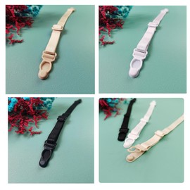 YARBAR Women's Bra Strap Clips Non-Slip Bra Strap Holder, 3 Pieces