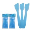 Pana (20 Pieces) 7.35" Blue Large Flexible Mixing Spatula Reusable