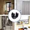 Stainless Steel Closet Rod Bracket, 1-1/2 Inch Diameter Closet Rod