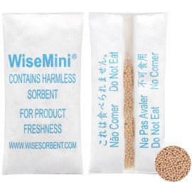 Wisesorb 1 Gram Molecular Sieve Packets, 400 Pack Tyvek Dessicant Packets Food Grade