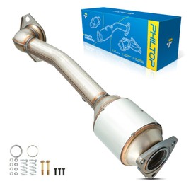 PHILTOP Rear Catalytic Converter Kit Direct-Fit Fit For 2010-2011 CR-V 2.4L - Replace# 53864, 642818, 4109 Stainless Steel (EPA Compliant)