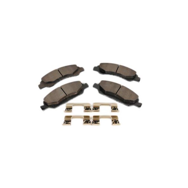 GM Genuine Parts 171-1074 Front Disc Brake Pad Set with Clips