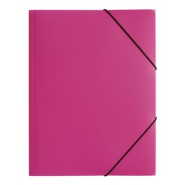 Pagna A4 Lucy Trend Colour Elasticated Folder - Pink/Orange/Green/Blue