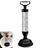 bulk buys OB641 Drain Buster Plunger, Transparent, Black