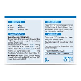 Nature's Key Pet rTG Omega3 90 Capsules