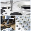 sourcing map 8pcs Straight Flute Thread Tap, M5 x 0.8