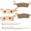 Front & Rear Brake Pads Sintered for Can Am Outlander