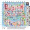 Meecaa Cross Stitch Kits 11 Count Embossed Cat Animal Colors