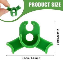 Pack of 40 Plant Benders, Plant Trainer for Low Load, Plant Support Clips, 90 Degree Plant Stem Trainer for Bending Plant Stems and Changing the Growth Direction, Grow Accessories