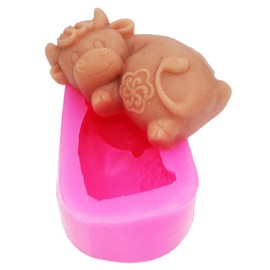 Soap Mold Happy Bull 50343 Craft Art Silicone Soap Mold Craft Molds DIY Handmade soap molds