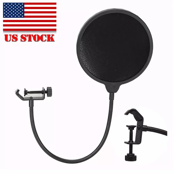 INTSUPERMAI US! 5" Double Layer Studio Microphone Wind Screen Filter