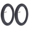 2Pcs Inner Tyre Tube Tire Butyl Rubber W/Bend Valve for